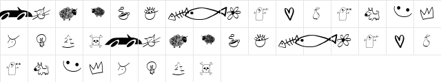 kom 堨j䬰 Regular  glyph index