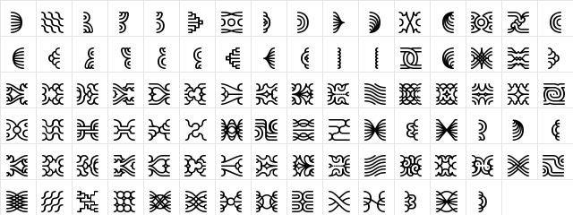 Line Dings BRK Normal  glyph index