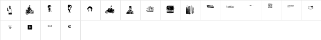 Fenotravels 0.9 Regular  glyph index