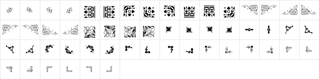 SYMBOL-16 Normal  glyph index