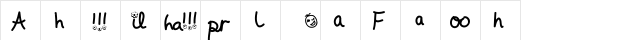 April Fool!!! Regular  glyph index