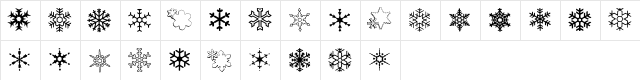 ryp_sflake7 Regular  glyph index