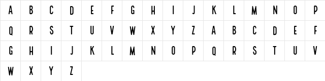 Local Brewery Sans  glyph index