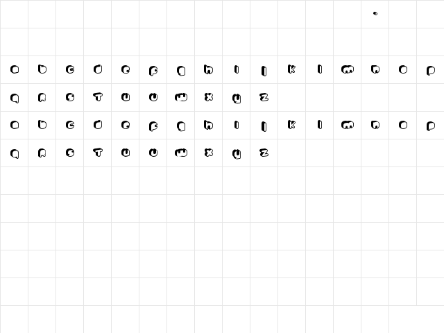 Johanneke Pro Regular  glyph index