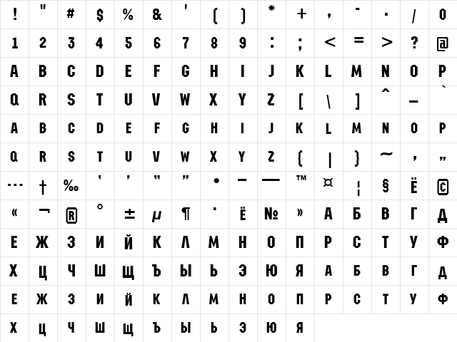 a_MachinaNovaCps Medium  glyph index