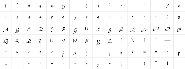 Desert-Normal Regular  glyph index