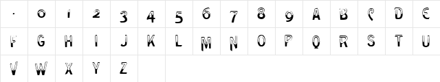 Gomez Caps Regular  glyph index