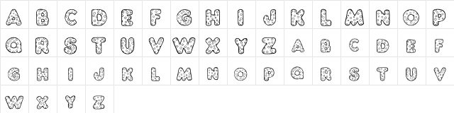 Varicelle Regular  glyph index