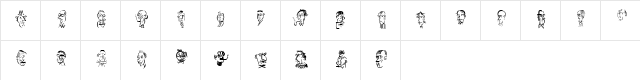 Antypepatics Regular  glyph index