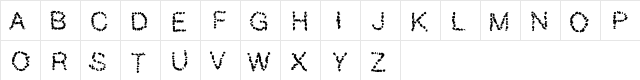 dedos Medium  glyph index