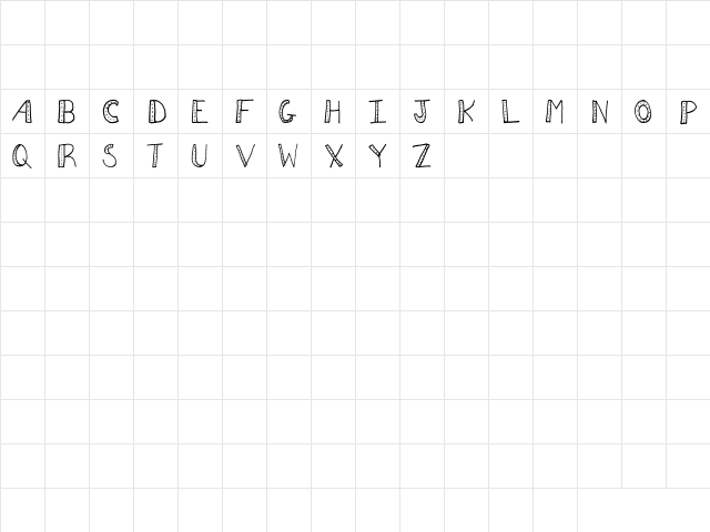 NewWGL4Font Regular  glyph index