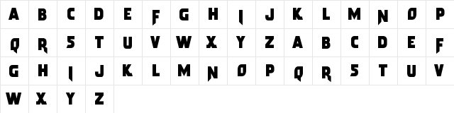 Arwing Arwing  glyph index