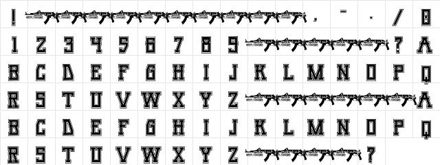 Umar Slab College Umar Slab College  glyph index