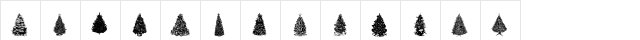 Evergreen Two Regular  glyph index