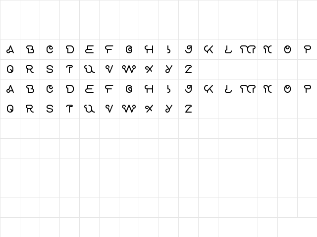 scooter experiment Regular  glyph index