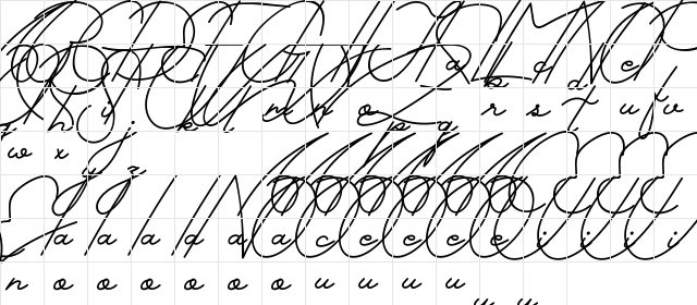 Gallery Dwiarna Demo Regular  glyph index