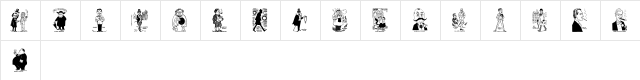 Great Detectives Regular  glyph index