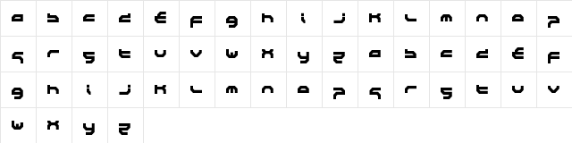 Wipeout HD Fury Regular  glyph index