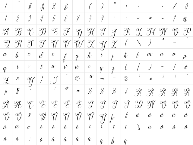 marketing art desing  glyph index