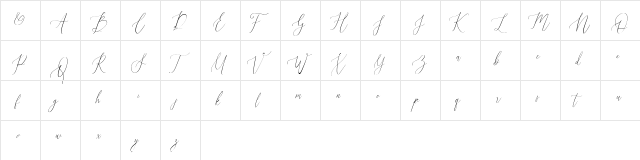 Audrey and Reynold Regular  glyph index