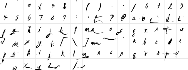 Unfolding Tragedy Textured  glyph index