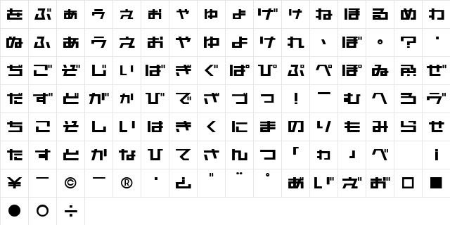 AstraHfsb07MediumO Regular  glyph index