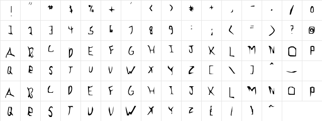 Morin Regular  glyph index