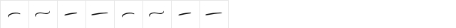 Quentsa Swash Regular  glyph index