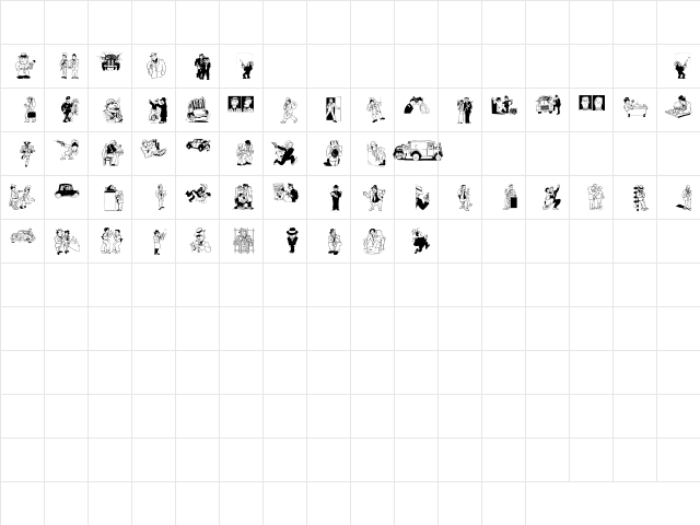 InTwilight Regular  glyph index