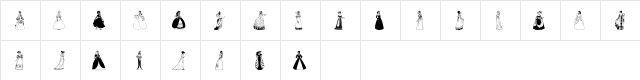 Elegance Regular  glyph index