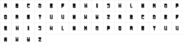 Discounted Regular  glyph index
