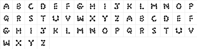 JI Seeds Regular  glyph index