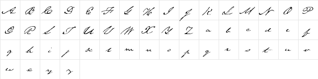 Saeculum Medium  glyph index