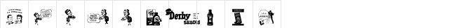 OldTimeDings Set 2 Regular  glyph index