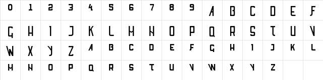 SL Thank You For The Venom Regular  glyph index