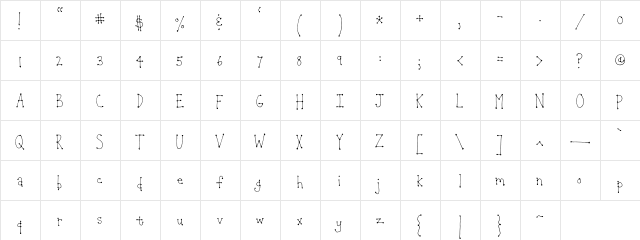 JeanSunHo Medium  glyph index