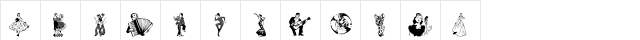 Entertainment 1 Regular  glyph index