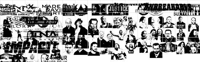 TNA Bound for Glory Regular  glyph index