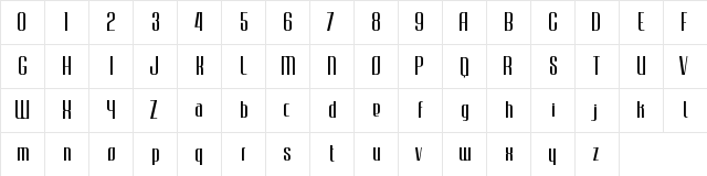 JECR Font Light Regular  glyph index