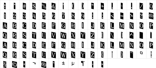 a_AlgeriusNrCmDn Regular  glyph index