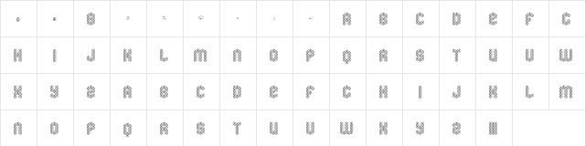 molecular complex 1 Regular  glyph index