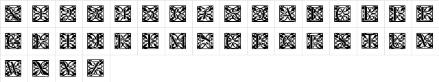 ryp_ornate4 Regular  glyph index