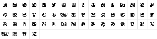 Trader Regular  glyph index
