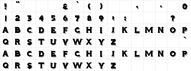 Pull Regular  glyph index