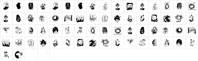 MagicHelloWien Regular  glyph index