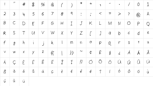 Ethan_Menzel Medium  glyph index