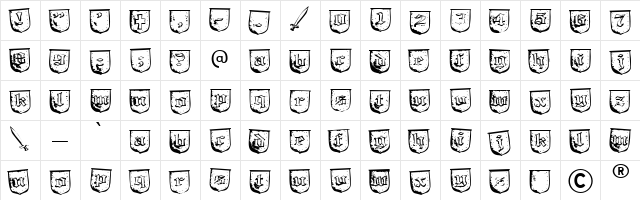 Troll Bait Regular  glyph index