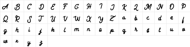 Alkilri FREE Regular  glyph index