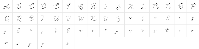 Adelya Free Regular  glyph index
