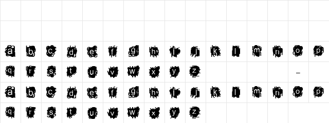 Auto Levels Regular  glyph index